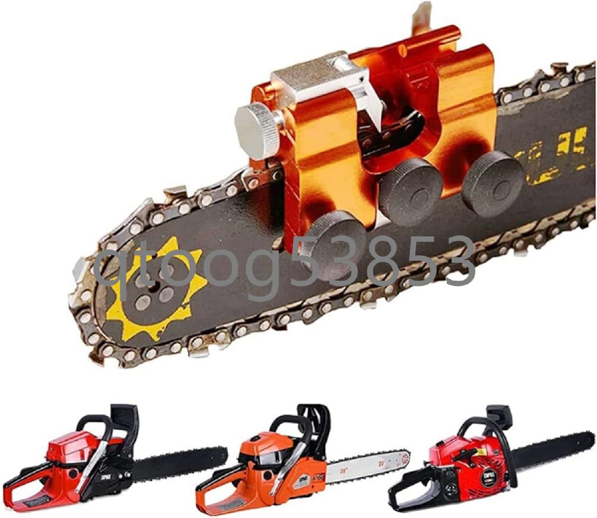 チェーンソー目立て機 高級チェーンソーシャープナー 軽量 携帯用 チェーンソー目立て 刃研ぎ キット チェーンメンテナンス チェーンソー拍卖