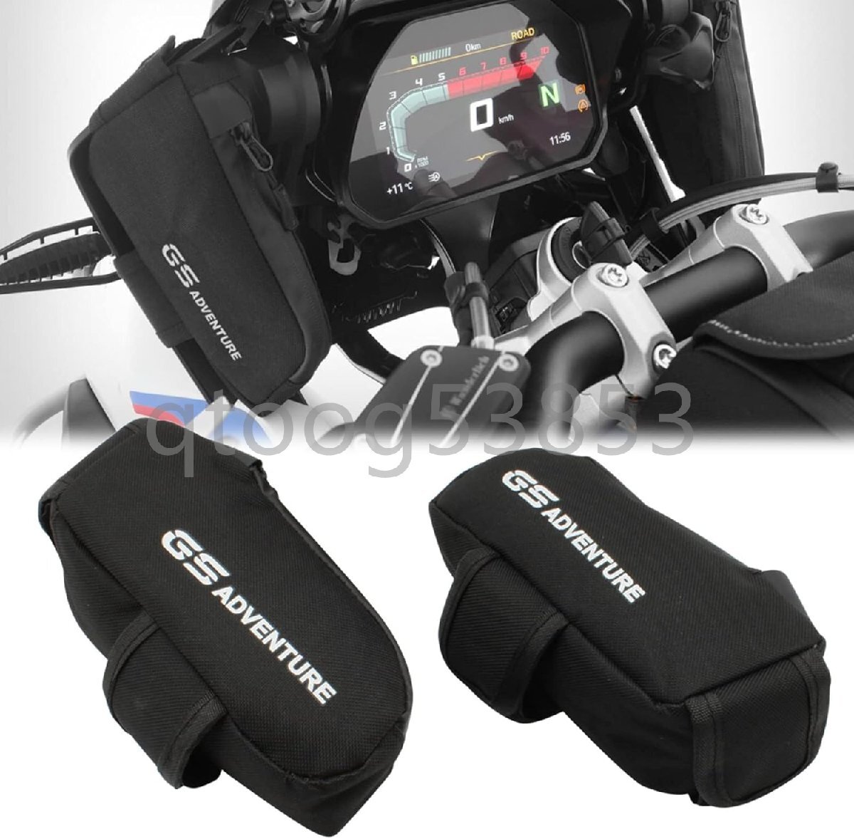 オートバイ バッグ フェアリング サイド 修復 ツールボックス ストレージ バッグ BMW R1200GS R1250GS用拍卖