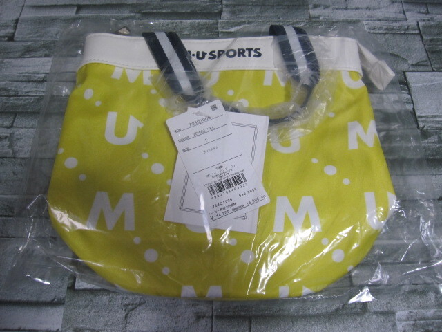 激安■新品■税込■ 2024 ラウンドバック カートバッグ ≪ MUスポーツ ≫ 703Q1006 イエロー MU SPORTS拍卖