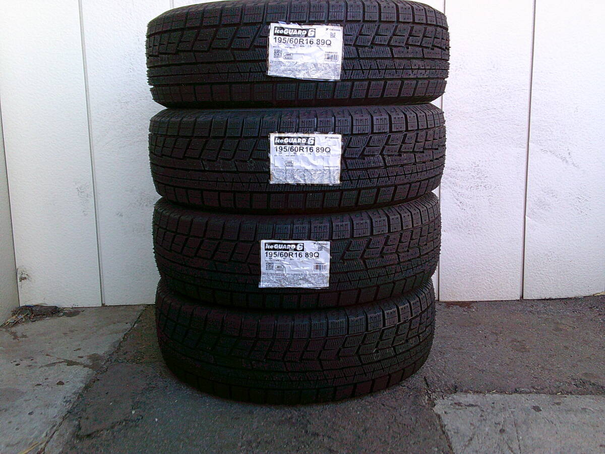 新品☆195/60R16☆ヨコハマ アイスガード6【iG60】☆セレナ・ノートe-power・ウィッシュ・イスト・ラフェスタ☆4本☆H拍卖