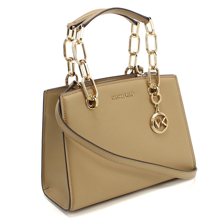 マイケルコース MICHAEL KORS CYNTHIA トートバッグ 2WAY ショルダー付き30S4GCYS1T LEATHER 222CAMEL ブラウン系拍卖