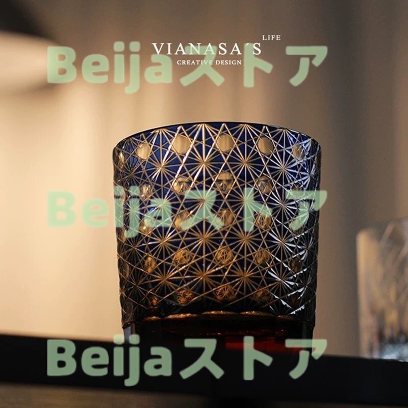 美品 ロックグラス ガラス 切子 グラス クリスタル ウィスキーグラス 極美品 絶賛 クリスタルガラス 箱付き ギフト zh274拍卖