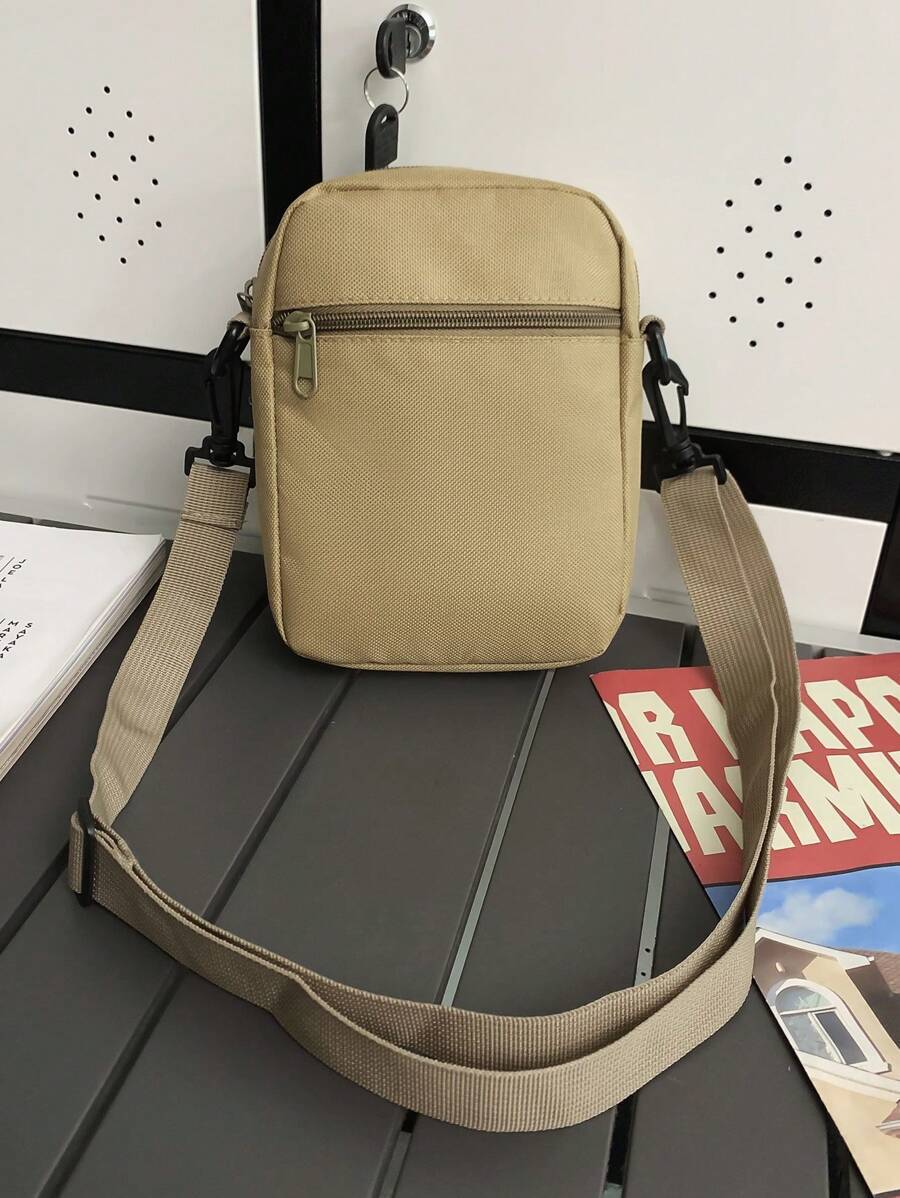 バッグ メンズ ショルダーパック シンプルな無地ミニショルダーバッグ、カジュアル 軽量防水ナイロン ショルダーバッグ、日常着用、バ拍卖