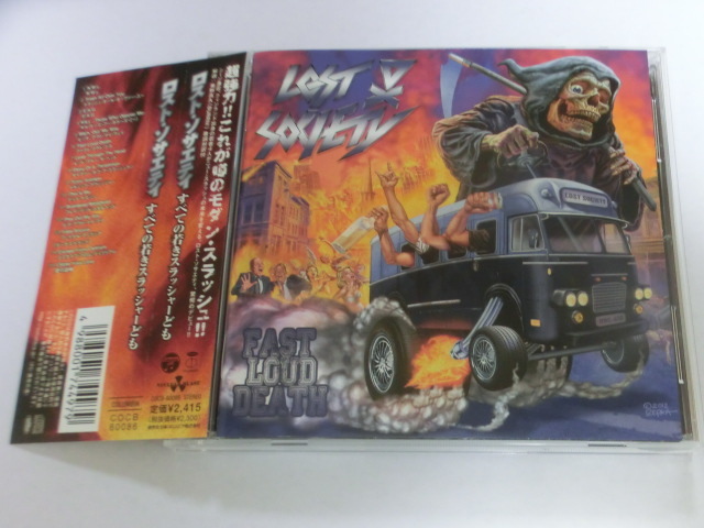【中古 CD】 LOST SOCIETY / FAST LOUD DEATH ロスト・ソサエティ / ファスト・ラウド・デス 国内盤拍卖