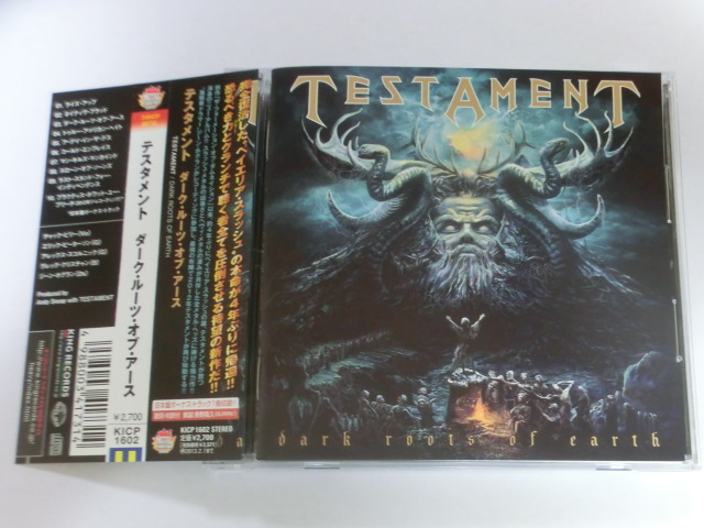【中古 CD】 TESTAMENT / DARK ROOTS OF EARTH テスタメント / ダーク・ルーツ・オブ・アース 国内盤拍卖