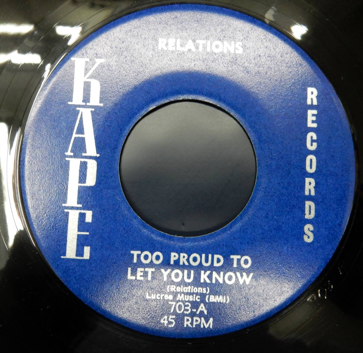 EP) RELATIONS TOO PROUD TO LET YOU KNOW拍卖