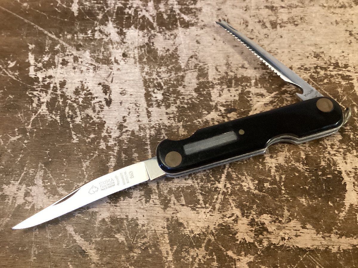 TT-3729■送料込■PUMA SOLINGEN ROSTFREI 863 プーマ ナイフ 刃物 キャンプ 登山 調理 アウトドア ドイツ製 刃幅 8.5cm 100g /くGOら拍卖
