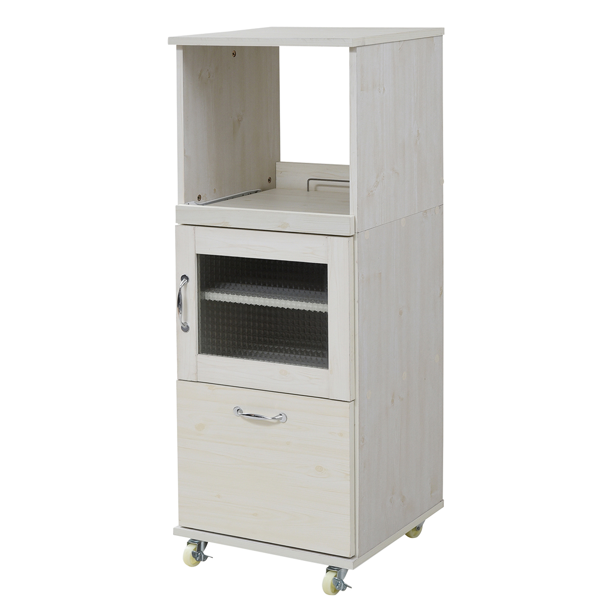 キッチン すき間 レンジワゴン キッチン家電収納 Lycka land ホワイト拍卖