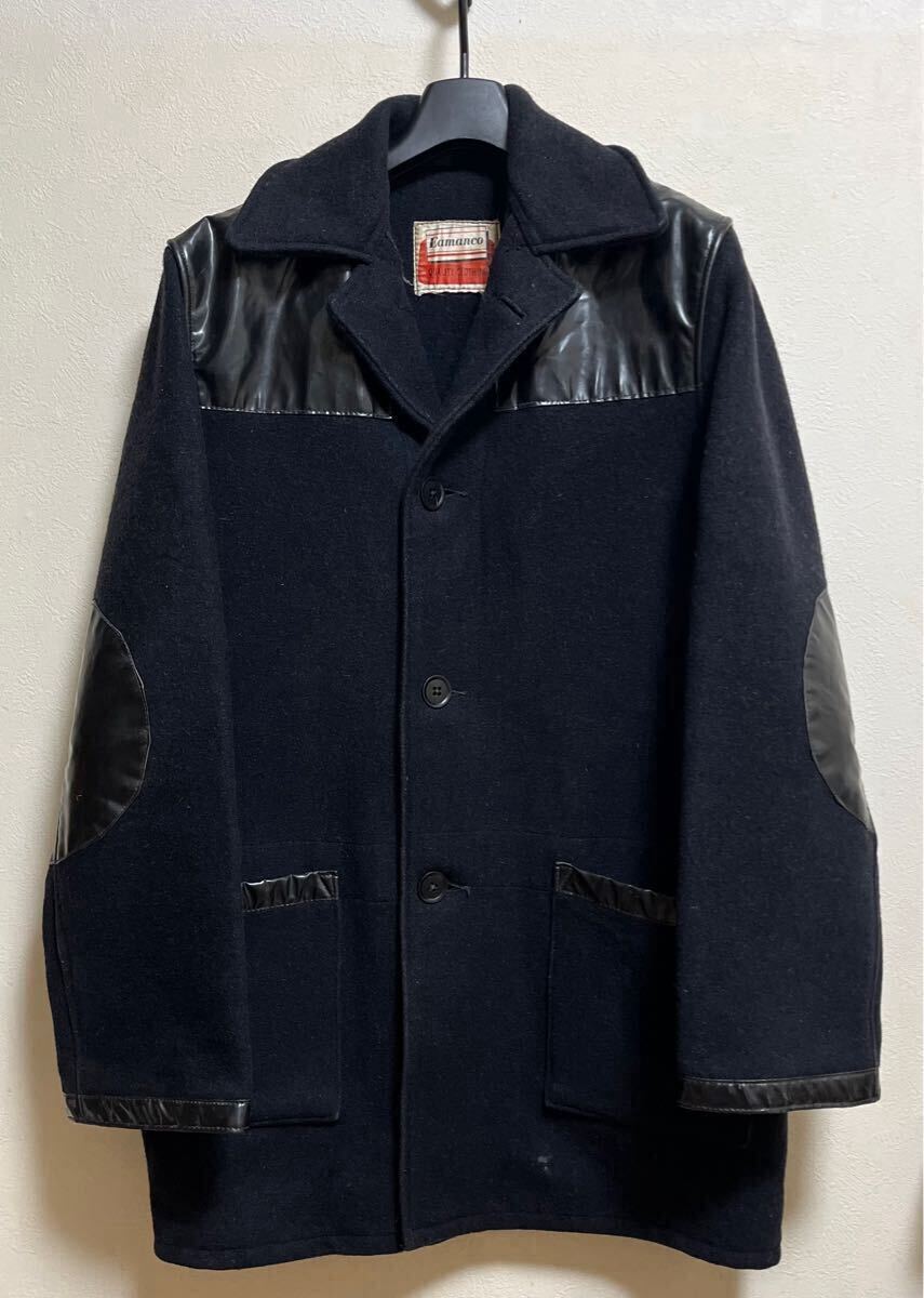 50〜60s Eamanco ドンキージャケット S位 エナメル コート ライダース パンク ロカビリー ユーロ ヴィンテージ 50s 60s 70s Arthur Miller拍卖
