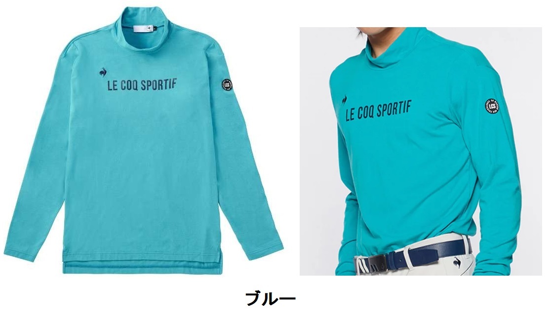 ルコック 【le coq sportif 】 メンズ 長袖シャツ ストレッチ QGMWJB12 ブルー 3L 【2597】拍卖