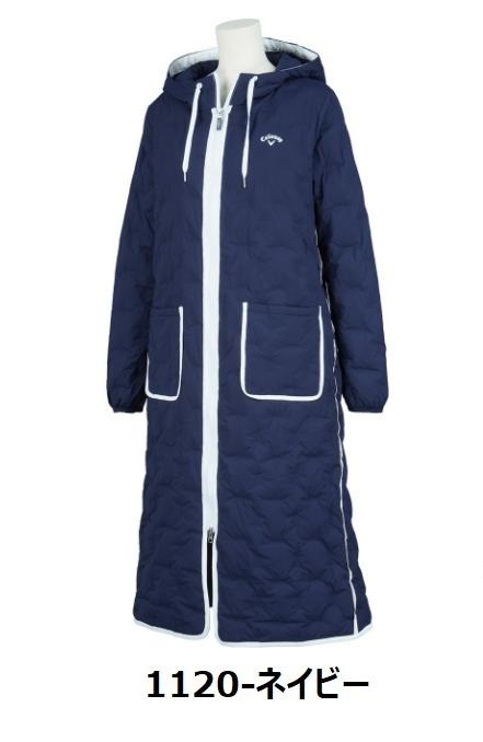 送料無料! 在庫処分! キャロウェイ 【Callaway】 レディース ニコイチ ブルゾン コート C21215203 M ネイビー 【2611】拍卖