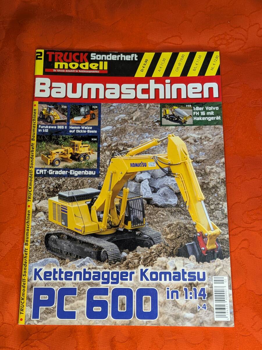 TRUCK modell-Sonderherft Baumaschinen 2 Kettenbagger Komatsu PC 600 H-171拍卖
