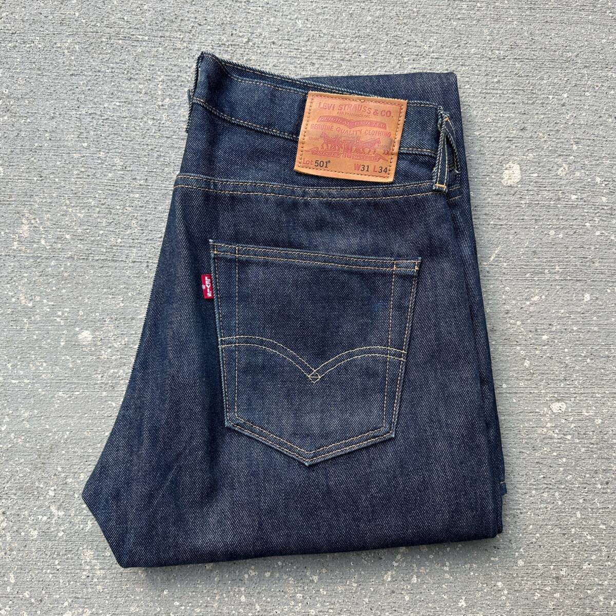 BIG E 米国製 “PREMIUM” LEVI’S 501 00501-2546 W31 L34 赤耳 リジッド セルビッジ アメリカUSA製 005012546 セルビッチ BIGE ビッグE拍卖