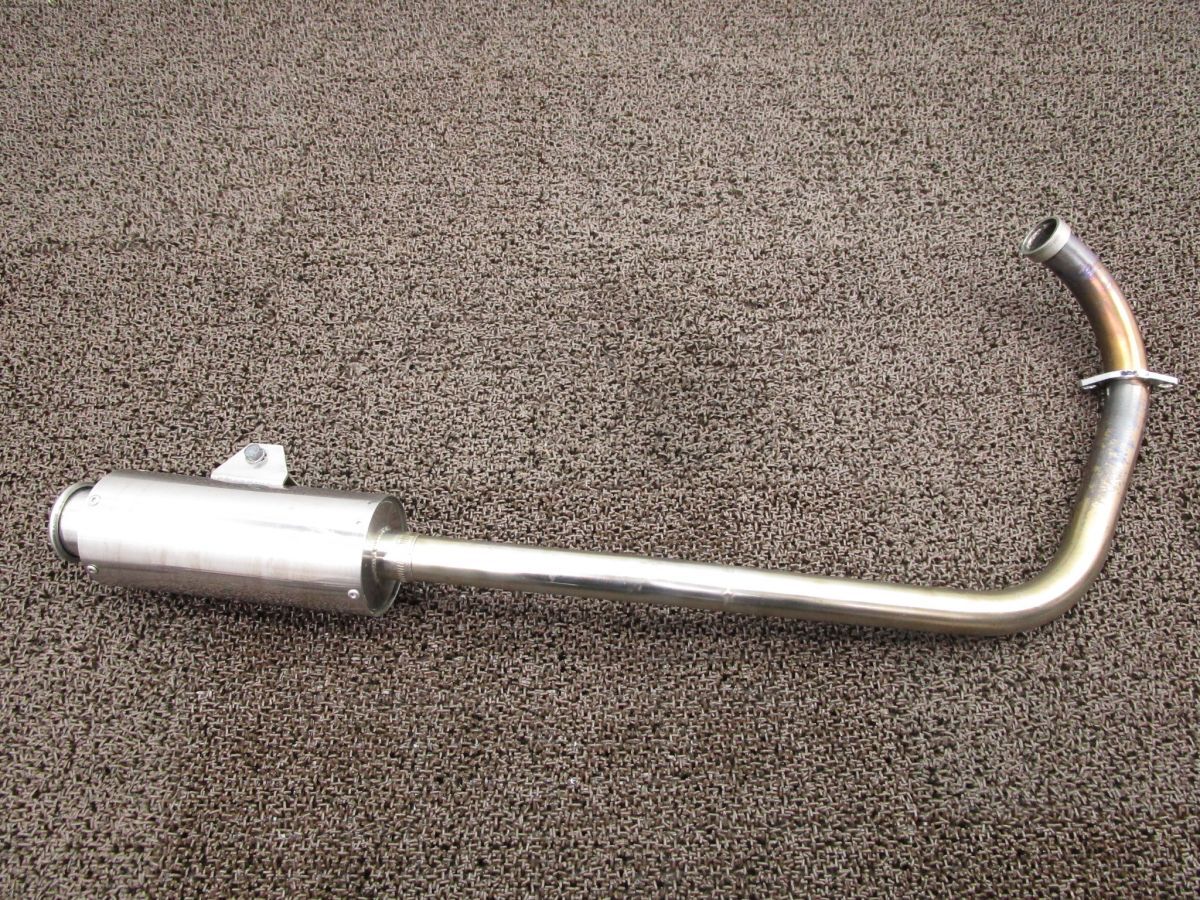 ST250E 社外 マフラー サイレンサー □X137!NJ4AA カスタム素材に スズキ 【 J438 】 キャブ車 動画有拍卖