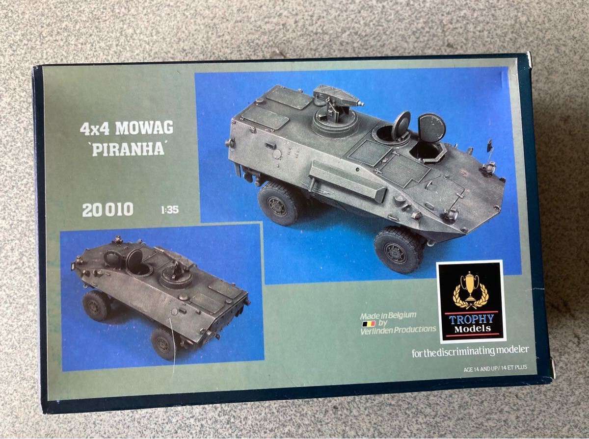 トロフィーモデル 1/35 4×4 MOWAG PIRANHA 20 010 ガレージキットガレキキャストレジンワンフェス当時物絶版戦車拍卖