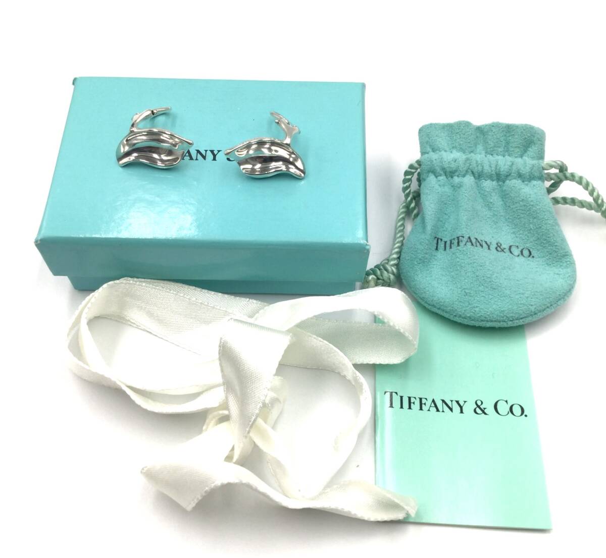 TIFFANY&Co. ティファニーエルサペレッティ ドルフィン SV925シルバーイヤリング拍卖