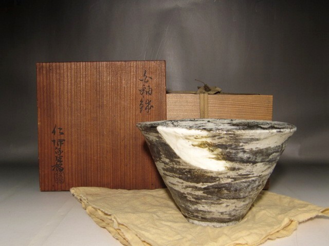 仁阿弥道八 白釉鉢 風格のある姿 s103拍卖