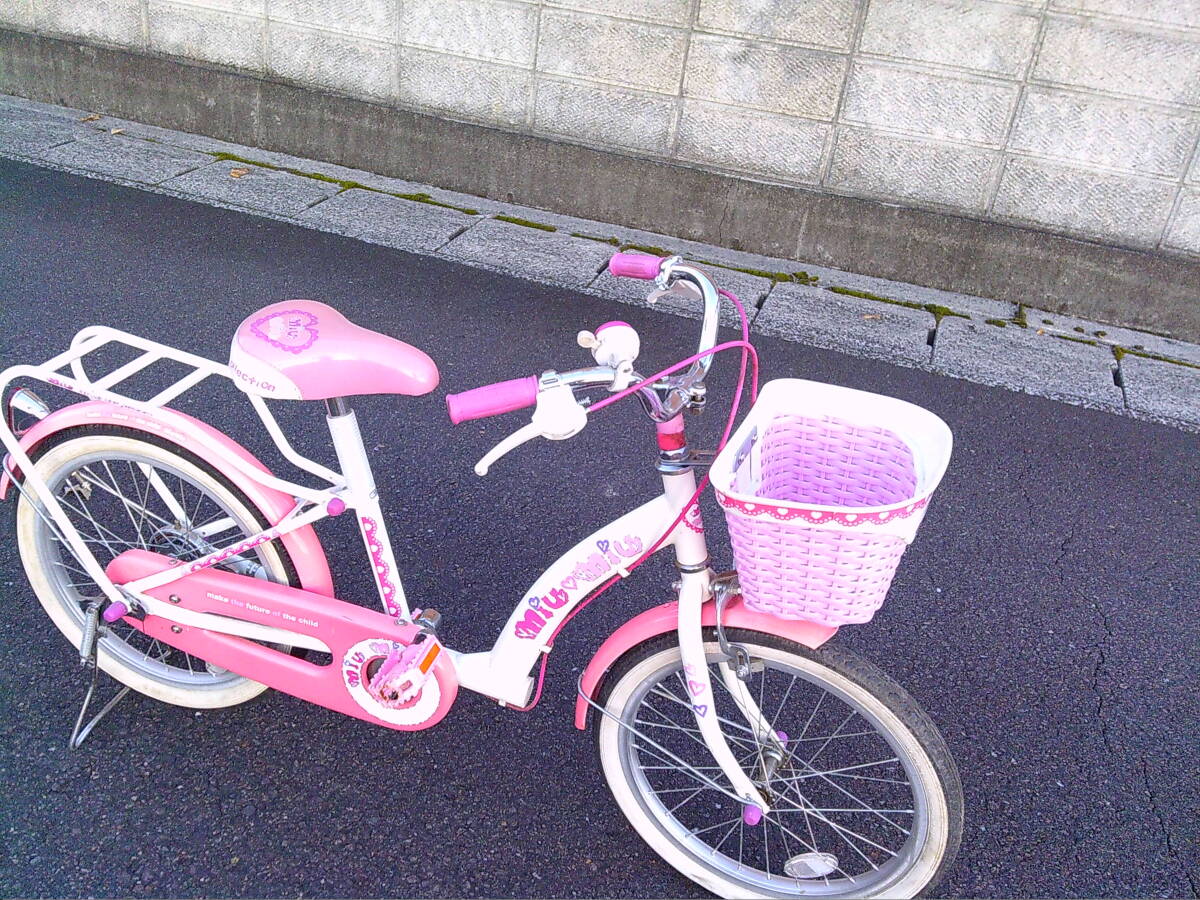 まにあ館 本巣157インタ-店 岐阜中古子供自転車★18インチ 女の子用 愛知岐阜三重滋賀(株)ギフトップトレ-ディング店頭手渡し拍卖