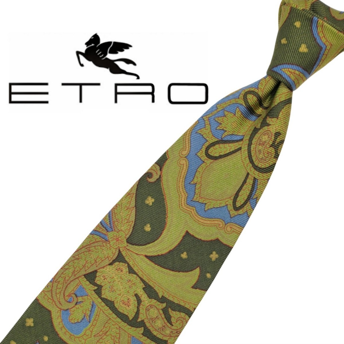 796/ 美品 ETRO エトロ 中古 ネクタイ ネコポス発送拍卖