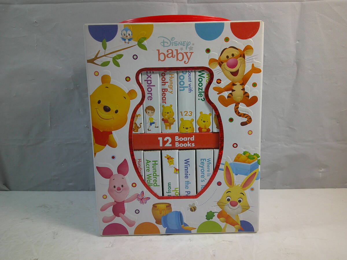 ★ディズニー プーさん 英語 絵本 12冊セット ボードブック拍卖