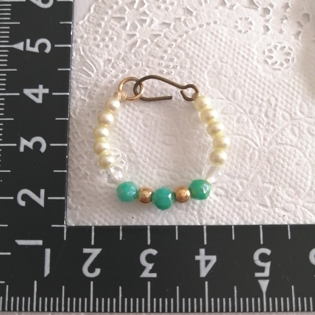 5r0128 ドール用 ジェニー ネックレス グリーン タカラ TAKARA 当時 リカちゃん ピュアニーモ バービー momoko 1/6ドール拍卖