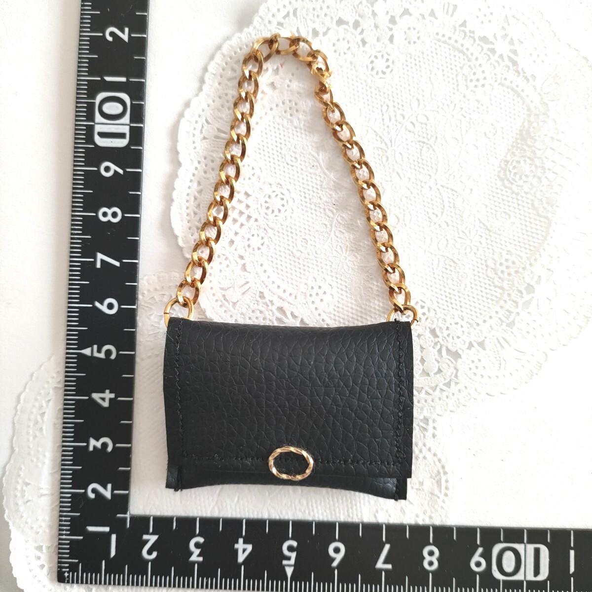 tia ドール用 チェーンバッグ 黒 タミーちゃん TBleague momoko バービー ジェニー 1/6ドール拍卖