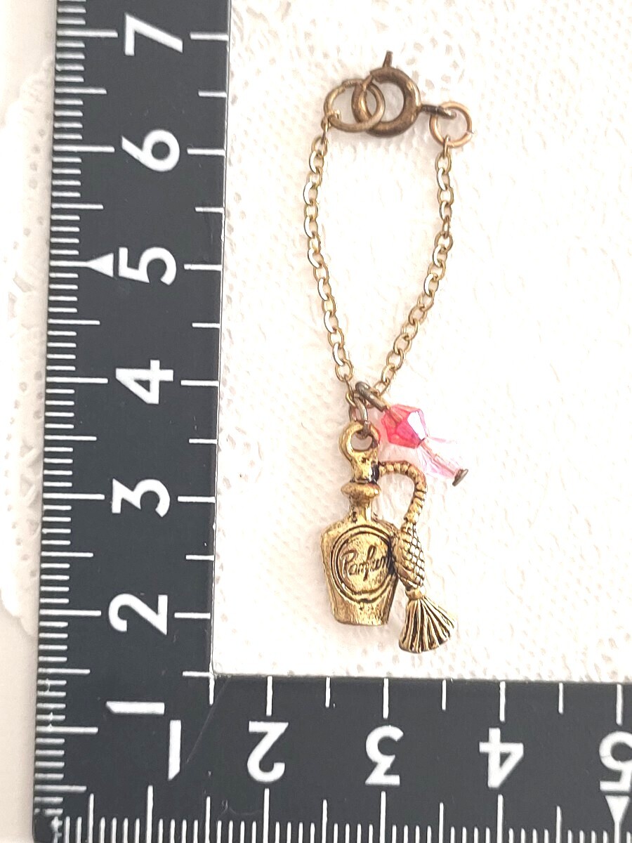 5r0120 ドール用 ネックレス 香水瓶 アンティークゴールド momoko バービー ジェニー ピュアニーモ リカちゃん ブライス 1/6ドール拍卖