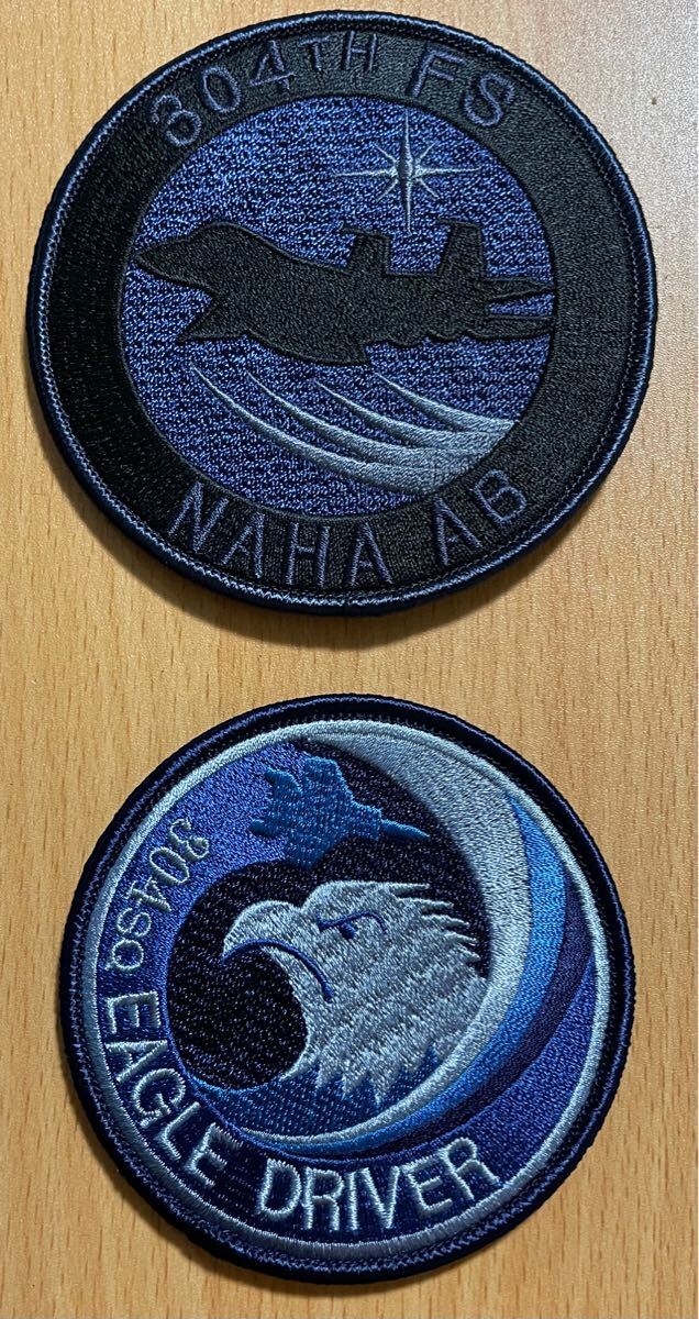 航空自衛隊 那覇基地第304飛行隊ロービジパッチ ワッペン 2枚セット拍卖