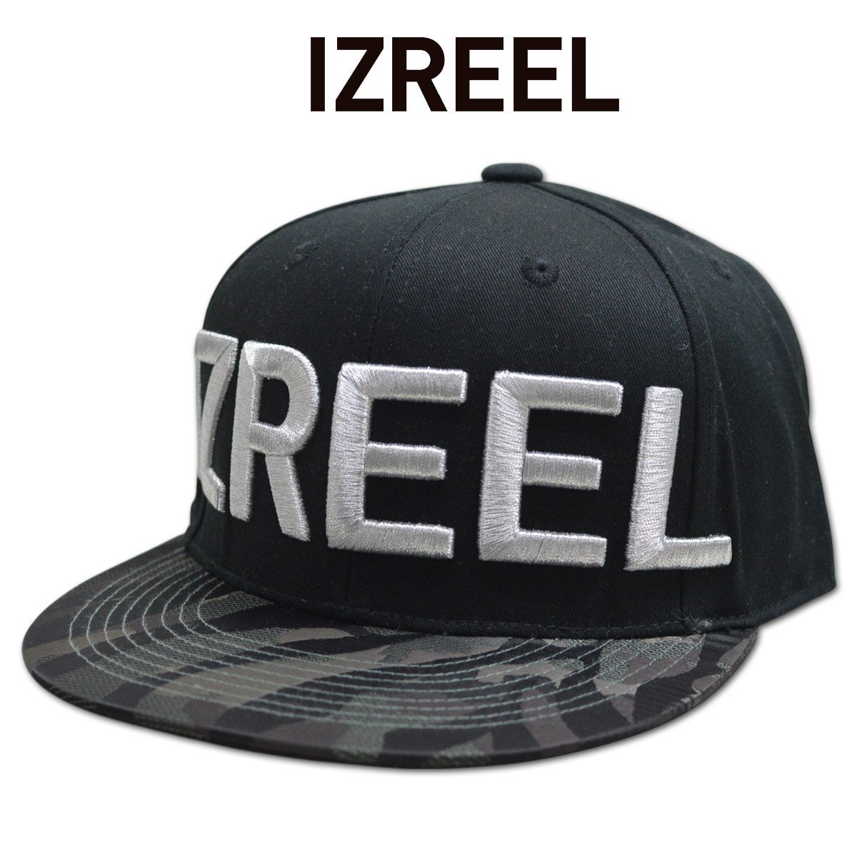 【イズリール】メンズ フラットキャップ帽子 黒 012-00-004 IZREEL ゴルフ カジュアル かっこいい ギフト @拍卖