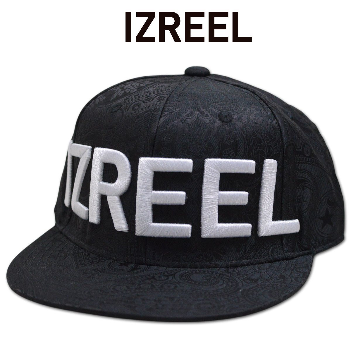 【イズリール】メンズ フラットキャップ帽子 黒 010-00-002 IZREEL ゴルフ カジュアル かっこいい ギフト @拍卖