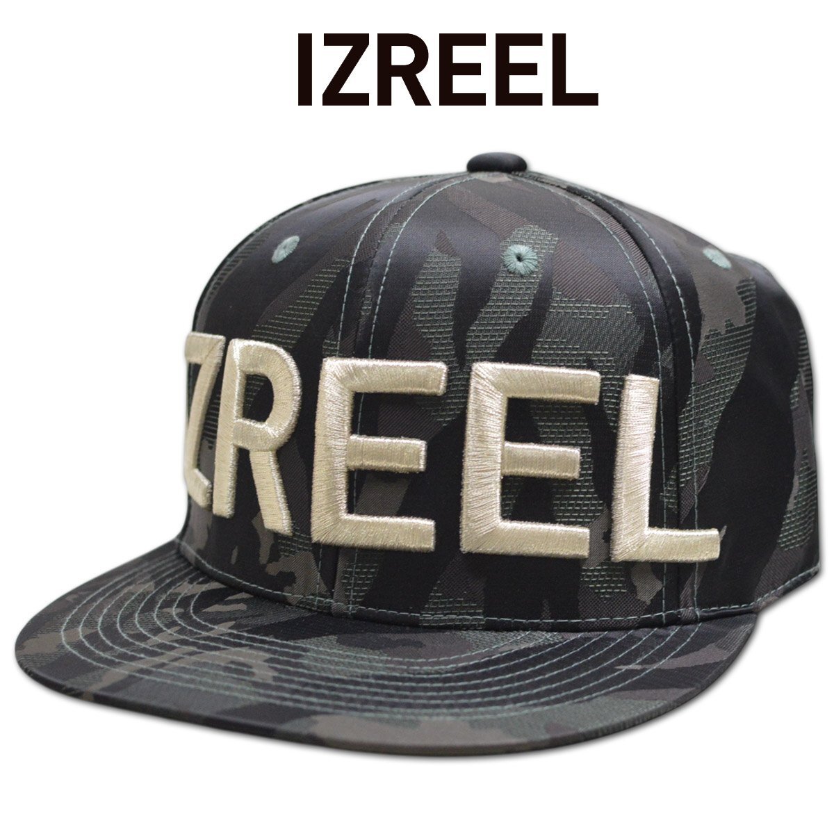 【イズリール】メンズ フラットキャップ帽子 黒 010-00-004 IZREEL ゴルフ カジュアル かっこいい ギフト @拍卖