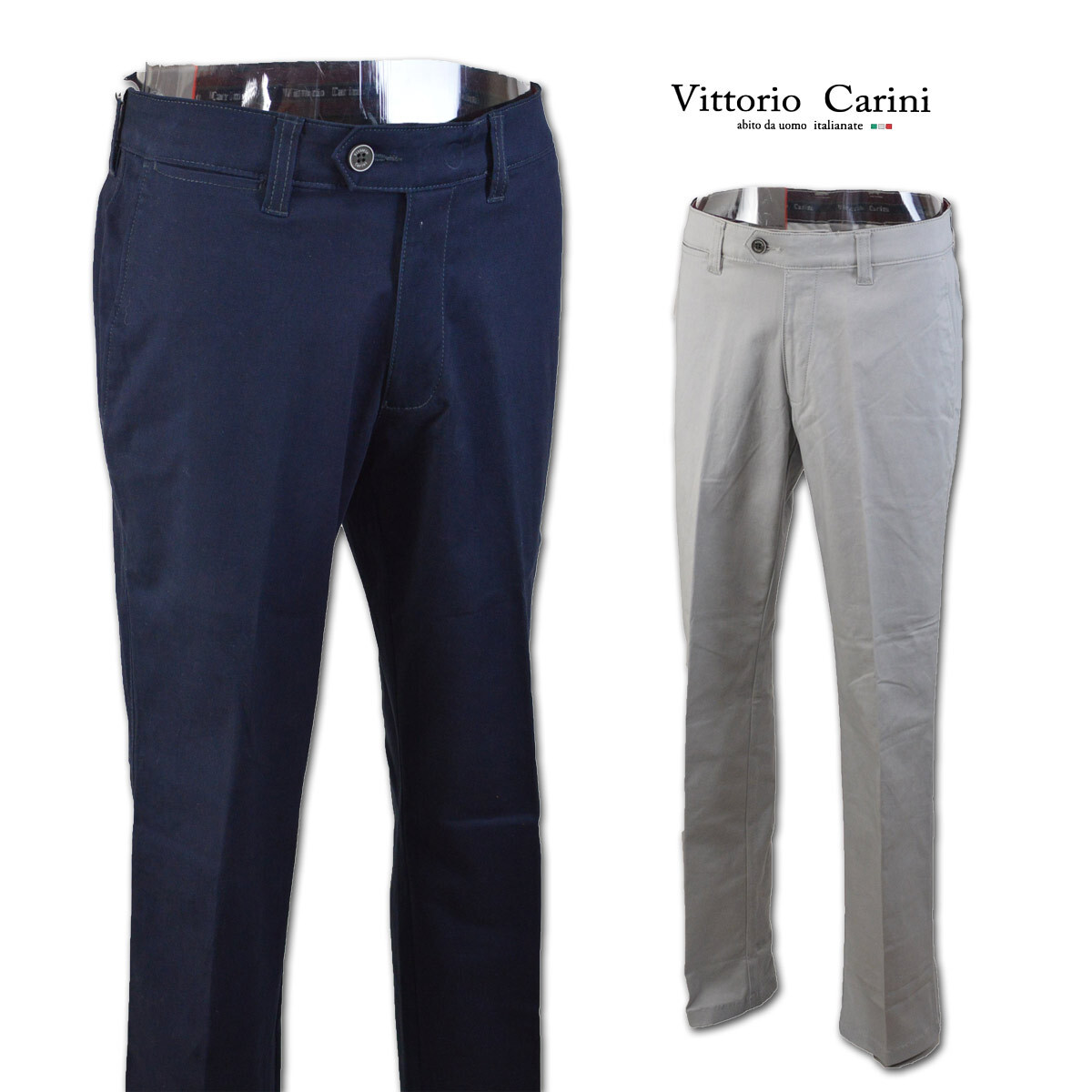 5割引【カリーニ】メンズ パンツ 52(91cm) グレー 3130-4002-32 Carini 秋冬 セール カジュアル ゴルフ 綿素材 上質 おしゃれ かっこいい @拍卖