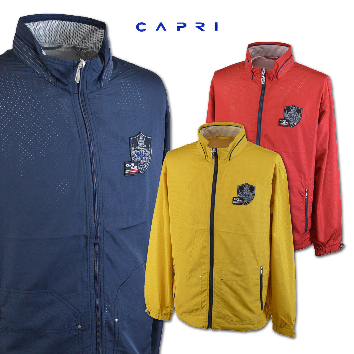 50%OFF【カプリ】メンズ ブルゾン(50)LL 赤 3231-3004-60 CAPRI 春夏 セール カジュアル ゴルフ 大きいサイズ おしゃれ かっこいい @拍卖