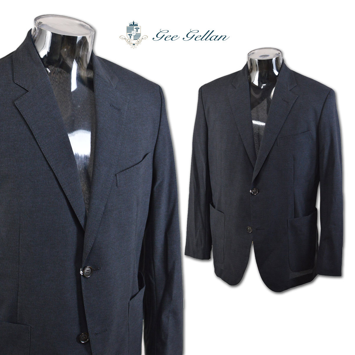 50%OFF【ゲラン】メンズ ジャケット (50)LL 紺 3210-6103-53 GEE GELLAN 春夏 セール カジュアル テーラード おしゃれ 大きいサイズ @拍卖