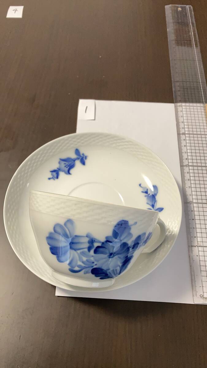 ロイヤルコペンハーゲン★青い花 blue flower★超希少限定ビッグカップ&ソーサー拍卖