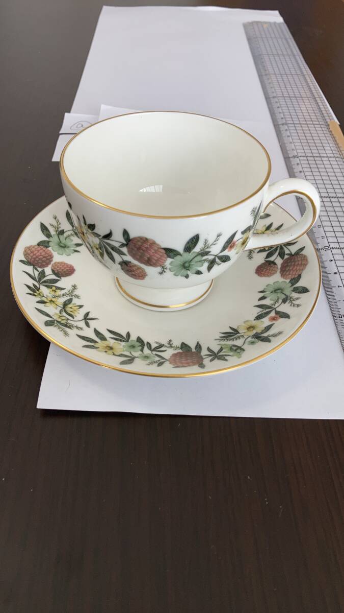 ウェッジウッドWedgwood新品★レア サマーガーランド SUMMER GARLAND★カップ&ソーサー 3客あるので追加可能拍卖