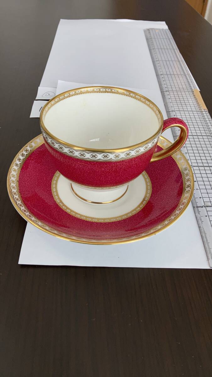 ウェッジウッドWedgwood新品★レア ユーランダー ルビー★カップ&ソーサー 拍卖