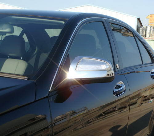 メルセデス ベンツ メッキ ドアミラー カバー W204 C200 C250 C300 C63 Cクラス セダン ワゴン ガーニッシュ拍卖