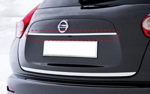 鏡面仕上げ♪ メッキ バックドア リアゲート ガーニッシュ ジューク F15 YF15 NF15 15RS 15RX 16GT ニスモ ニスモRS 上部拍卖