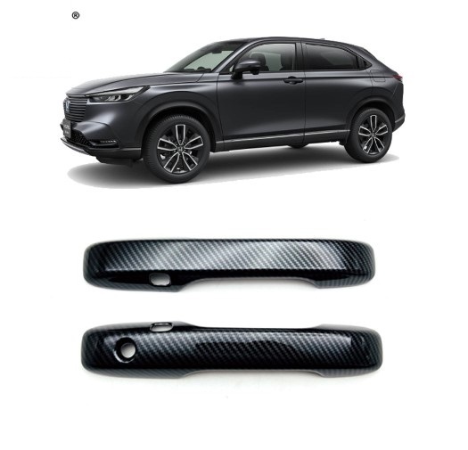 スポーティ全開♪ カーボン ルック ドアハンドル カバー ヴェゼル RV3 RV4 RV5 RV6 G e:HEV X Z PLaY拍卖