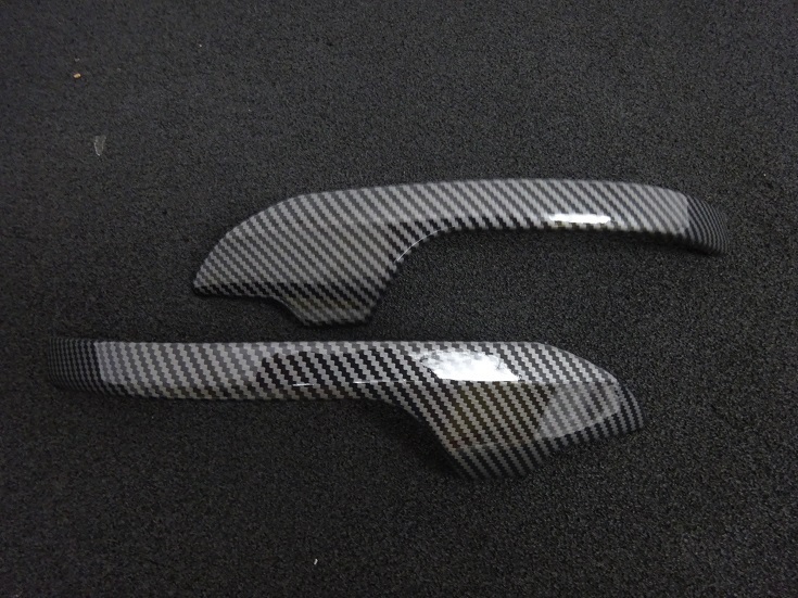 スポーティ全開♪ カーボン ルック ドアミラー ミラーガーニッシュ ウィッシュ ZGE20G ZGE25G ZGE20W ZGE25W ZGE21G ZGE22W拍卖