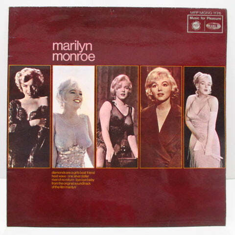 MARILYN MONROE()-Marilyn (UK 60's 再発モノラル LP/初回とはデザイン違いの表面コーテ拍卖