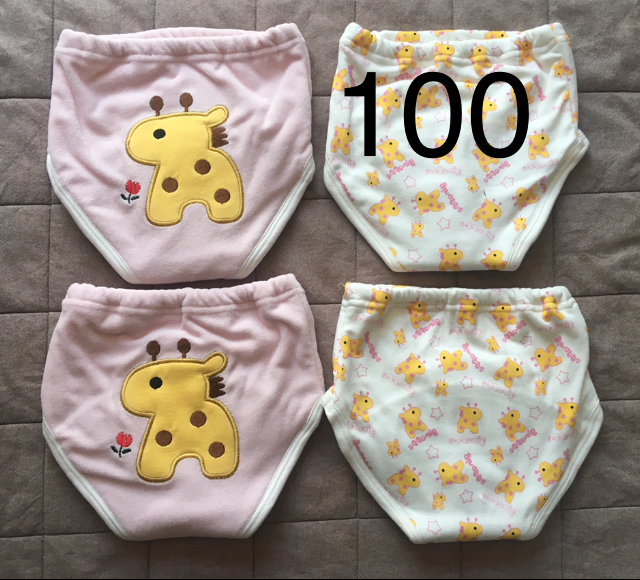 6層 トレーニングパンツ 100センチ 4枚セット トイレトレーニング 女の子 6層 トイトレ パンツ 吸水力 おむつはずし きりん 拍卖