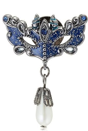 ANNA SUI アナスイ★アクセサリー★ブローチ ピンブローチ★仮面舞踏会 『マスカレード』モチーフ 仮面 新品未使用 ベネチア拍卖
