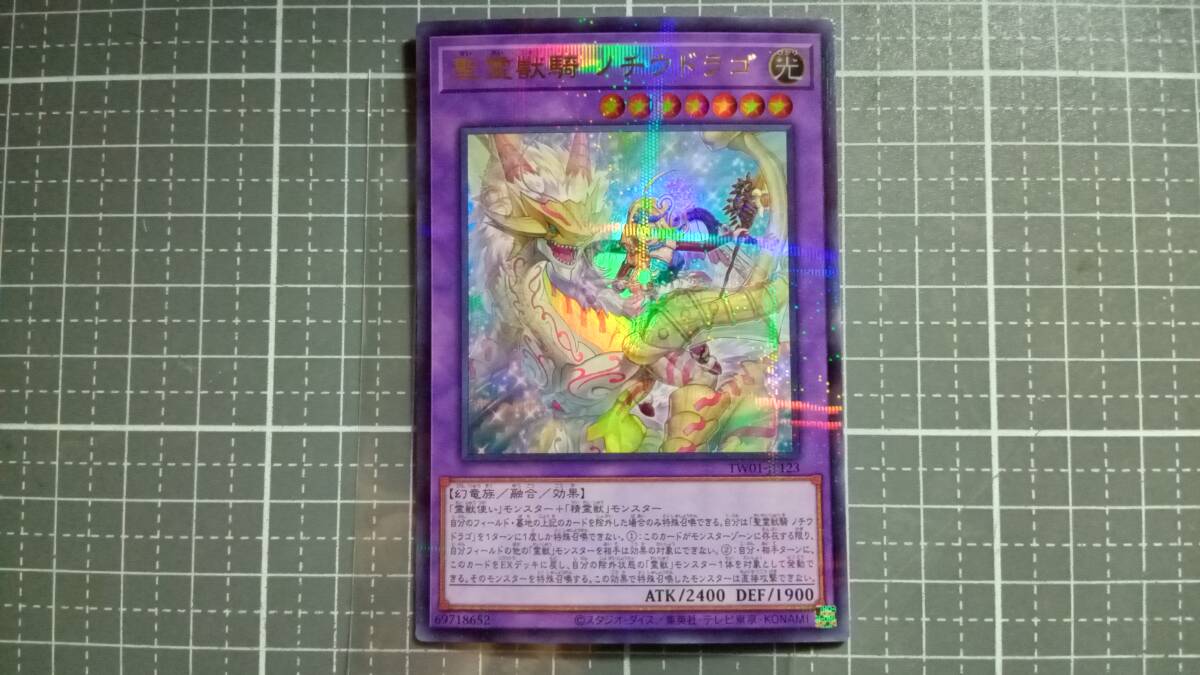 遊戯王 聖霊獣騎 ノチウドラゴ P-UR Pウルトラレア 未使用 TERMINAL WORLD TW01-JP123拍卖