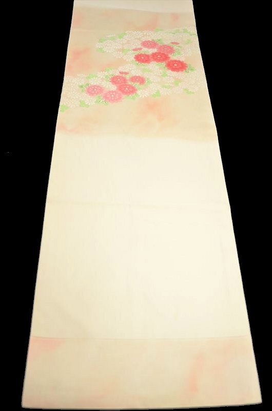 ▲まいど家 N1-05-05 小花模様 ぼかし刺繍 名古屋帯拍卖