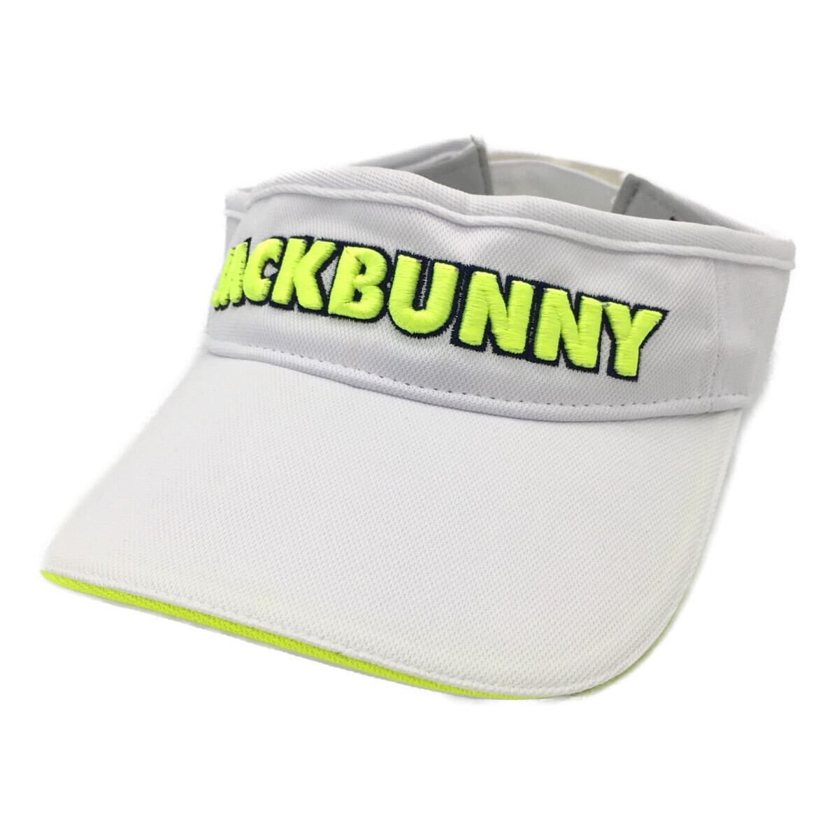 coco 中古【値下げ】 ジャックバニー Jack Bunny!! サンバイザー フリー 白 ホワイト レターパックプラス発送可 87607拍卖