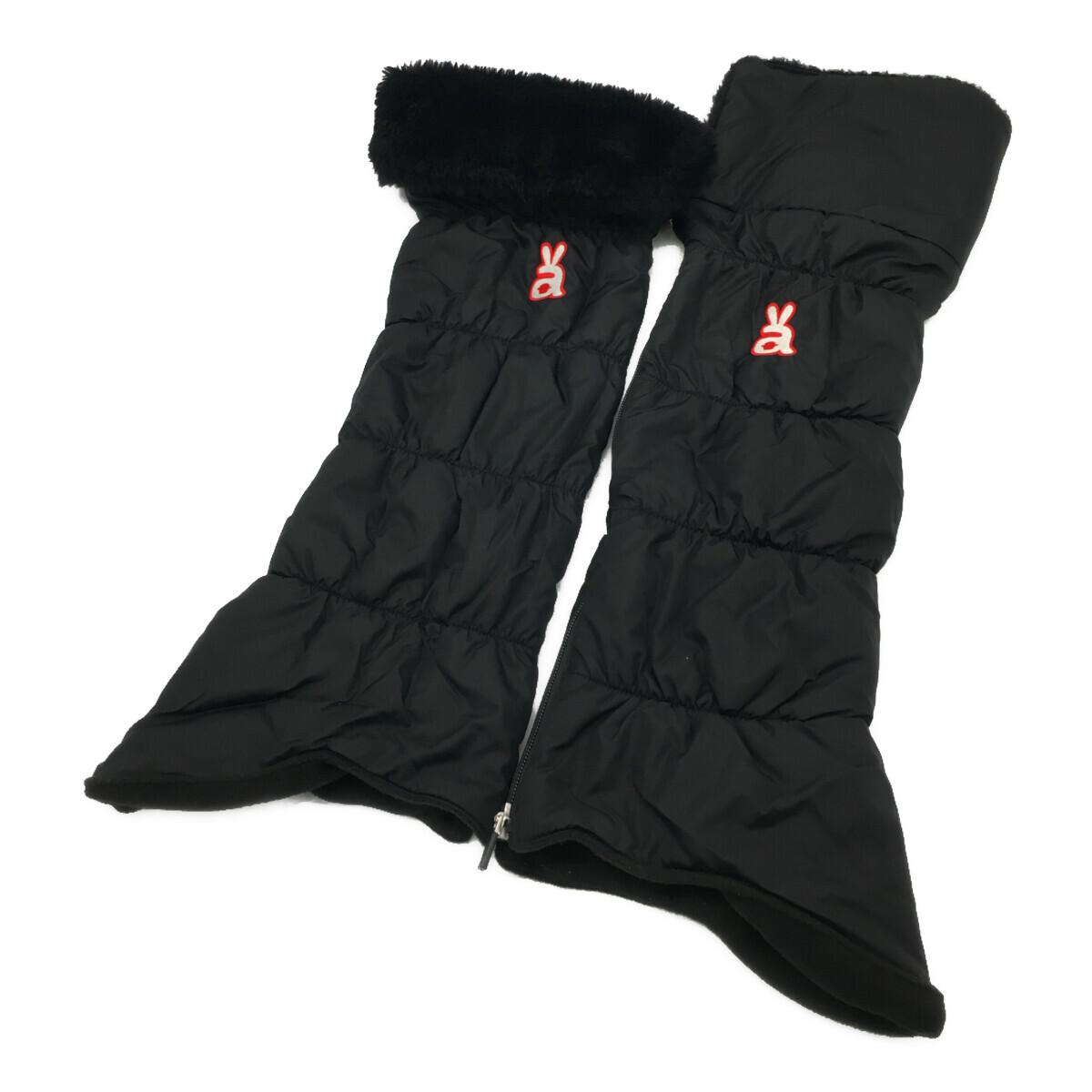 coco 中古【値下げ】 アルチビオ archivio レッグウォーマー 黒 裏フリース 2WAY バックファスナー レターパックプラス発送可 109537拍卖