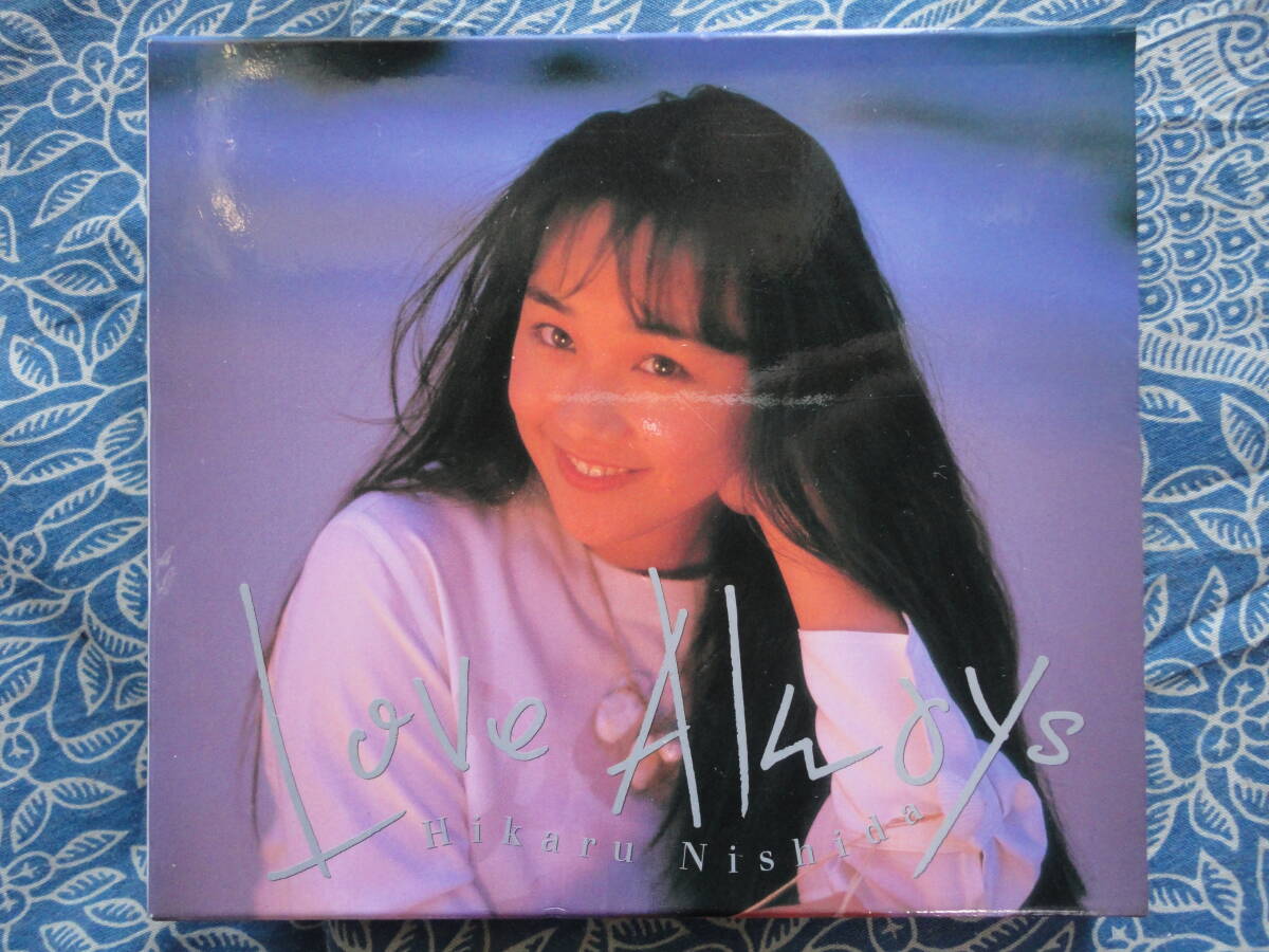 ◇西田ひかる / ラヴ・オールウェイズ ■限定?紙ケース入仕様●廃盤 ※盤面きれいです。 ☆作家陣に尾崎亜美,中島みゆき,谷山浩子拍卖