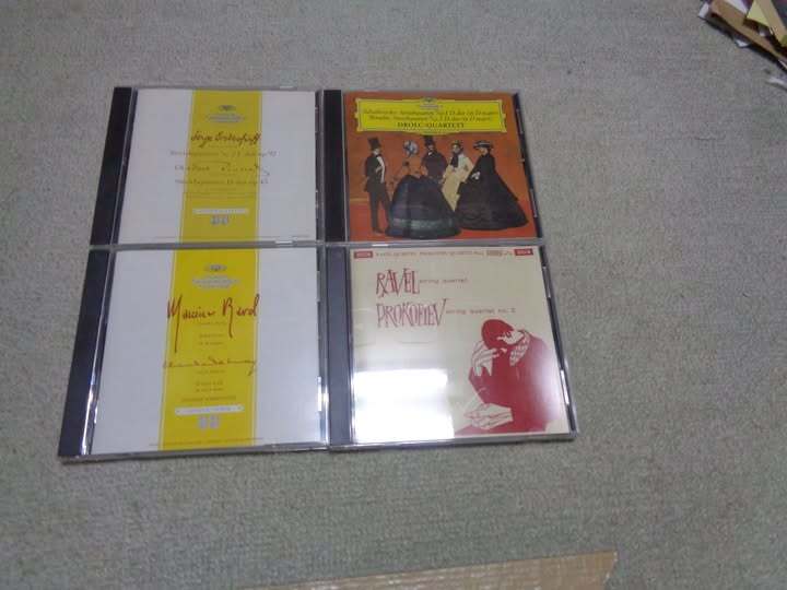 即♪塔:レーヴェングート弦楽四重奏団2点、ドロルツ弦楽四重奏団、カルミレッリ弦楽四重奏団(^^♪合計4点盛り拍卖